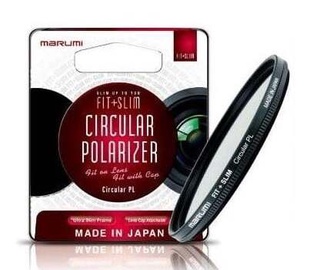 Filtrs Marumi Fit+Slim Circular, Polarizācijas, 55 mm