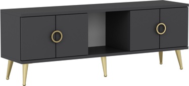 TV galds Kalune Design Cey, antracīta, 120 cm x 45 cm x 30 cm