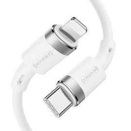 Lādētājs Joyroom, 1 x USB-C/1 x Lightning, 1.2 m, balta