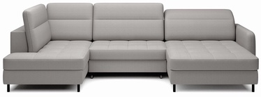 Stūra dīvāns Berrto Manhattan 03, pelēka, labais, 165 x 306 cm x 100 cm