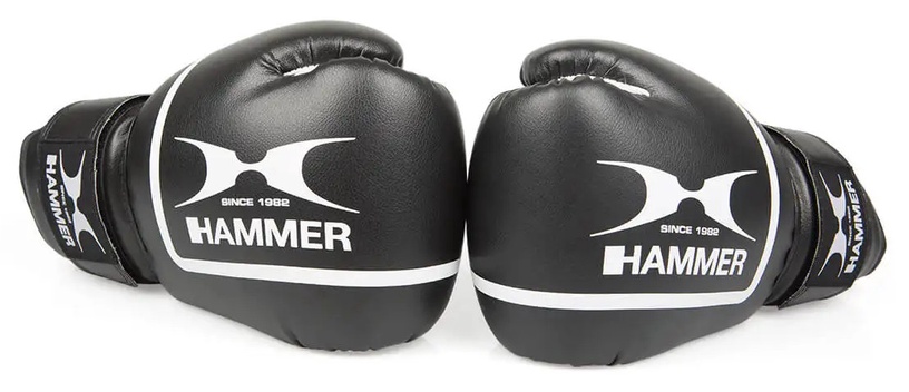 Боксерские перчатки Hammer Fit II, белый/черный, 6 oz