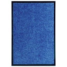 Durvju paklājs VLX Washable 323439, zila, 60 cm x 40 cm x 0.9 cm