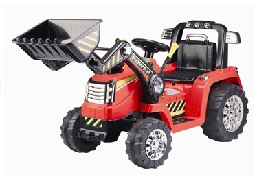 Rotaļu akumulatora traktors LEAN Toys Tractor, sarkana