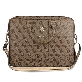 Сумка для ноутбука Guess Brown 4G Uptown, коричневый, 15″