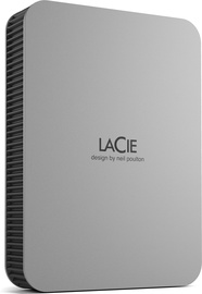 Kietasis diskas Lacie Mobile Drive V2 STLP5000400, HDD, 5 TB, sidabro
