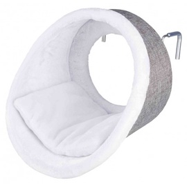 Кровать для животных Trixie Radiator Cuddly Cave, белый/серый, 380 мм x 380 мм