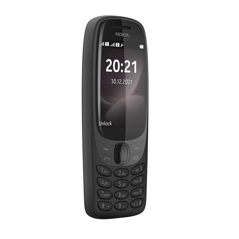 Telefons ar pogām Nokia 6310, melna (bojāts iepakojums)