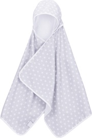 Dvielis vannas istaba Fillikid Hooded Baby, pelēka, 70 x 140 cm