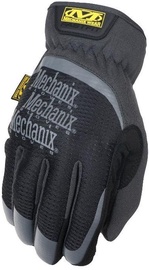 Рабочие перчатки перчатки Mechanix Wear FastFit MFF-05-010, искусственная кожа, черный/серый, L, 2 шт.