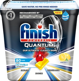 Капсулы для посудомоечной машины Finish Quantum, 80 шт.