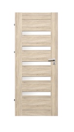 Полотно межкомнатной двери Domoletti PARIS, левосторонняя, дуб сонома, 203.5 x 74.4 x 4 см
