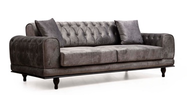 Dīvāngulta Hanah Home Arredo Capitone, tumši pelēka, 220 x 95 x 80 cm