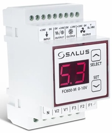 Модуль Salus Controls FC600, на тросах низкого напряжения, белый, 9 см