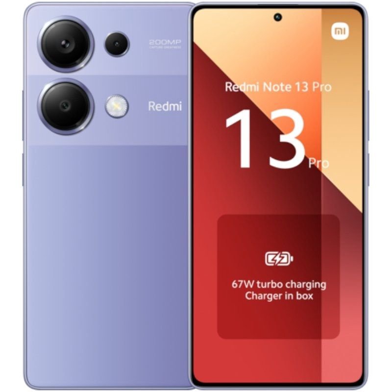 Мобильный телефон Xiaomi Redmi Note 13 Pro, 256 GB, фиолетовый