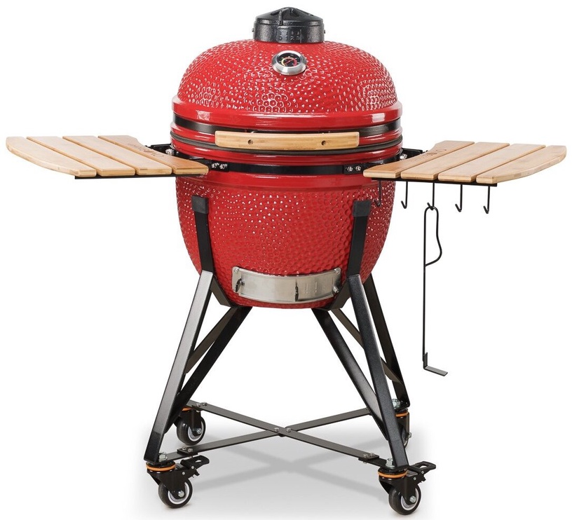 Grils Kamado Bono Media, sarkana, 52 cm