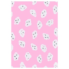 Ковер VLX Printed Rug Multicolour 325381, розовый, 160 см x 120 см