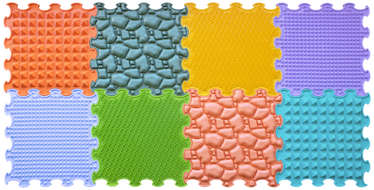 Spēļu paklājs Ortoto Nature Gifts, 25 cm x 25 cm, 8 gab.