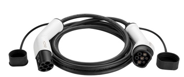 Lādētājs EV+ Charging Cable Type 2, melna