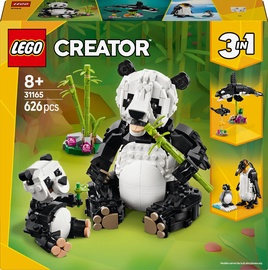 Konstruktor LEGO® Creator 3in1 Metsloomad: panda perekond 31165, 626 tk