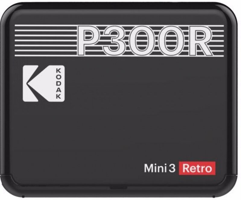 Printeris Kodak Mini 2 Retro P300R Black, krāsains