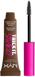 Uzacu tuša NYX Tick It. Stick It! 06 Brunette, 7 ml