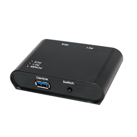 Выключатель Logilink UA0216 USB 3.0, USB 2.0, черный