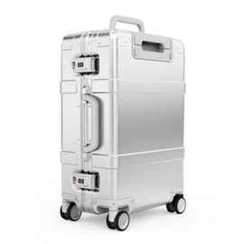 Ceļojumu koferi Xiaomi Metal Carry-on Luggage, balta, 31 l, 203 x 383 x 551 mm