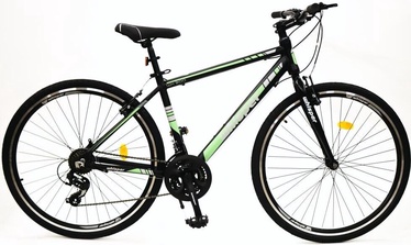 Велосипед Whisper WX300, мужские, черный/зеленый/серый, 28″