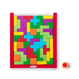 Rotaļlieta WOODY Eco Wood Logical Puzzle, 48 gab.