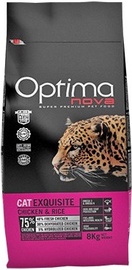 Kuiv kassitoit Optima Nova Cat Exquisite Chicken & Rice, kanaliha/riis, 2 kg