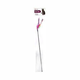Игрушка на палочке для кошек Flamingo, многоцветный