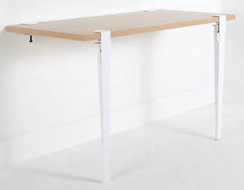 Galds Kalune Design Cuarius, balta/koka