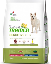 Сухой корм для собак Natural Trainer Sensitive Plus Horse, рис/конина, 3 кг