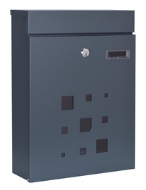Postkast Karl, hall, 27.5 cm x 10 cm x 37.5 cm