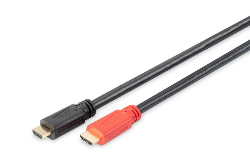 Провод Assmann AK-330118-300-S HDMI male, HDMI male, 30 м, черный
