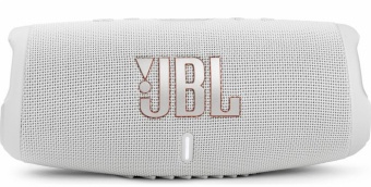 Bezvadu skaļrunis JBL Charge 5, balta, 40 W