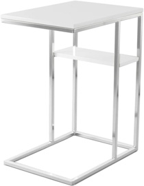 Kohvilaud Kayoom Lucilla 225, valge/hõbe, 48 cm x 35 cm x 50 cm
