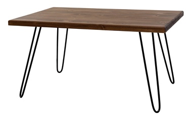 Журнальный столик Kalune Design Linda, ореховый, 90 см x 60 см x 45 см