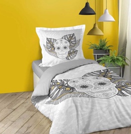 Комплект постельного белья Douceur Scarletta, серый, 140x200 cm