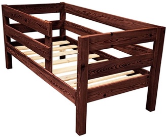 Детская кровать Kalune Design Ida 70 406RNW1107, ореховый, 145 x 75 см