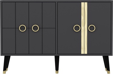 Kummut Kalune Design Eagle, antratsiit, 30 cm x 120 cm x 80 cm