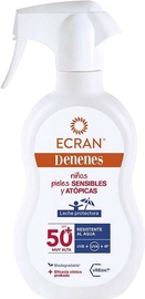 Apsauginis kūno pienelis nuo saulės Ecran Denenes Sensitive SPF50+, 270 ml