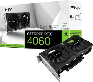 Videokaart PNY GeForce RTX™ 4060 VCG40608DFXPB1, 8 GB, GDDR6