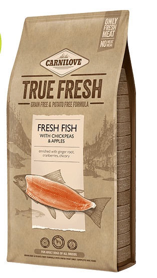 Сухой корм для собак Carnilove True Fresh Fish, рыба, 4 кг