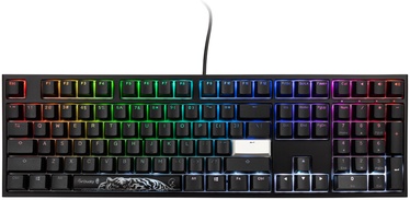 Klaviatūra Ducky One 2 ONE 2 Cherry MX Silent Red Angļu (US), melna