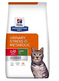 Sausā kaķu barība Hill's Prescription Diet Urinary Stress + Metabolic c/d, 1.5 kg