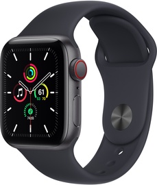 Nutikell Apple Watch SE GPS + Cellular 40mm Sport Band, must