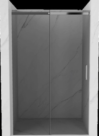 Dušas durvis Mexen Omega, 120 cm x 190 cm, sudraba/grafīta