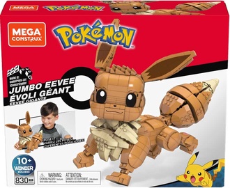 Konstruktor Mega Construx Pokemon Jumbo Eevee, plastik