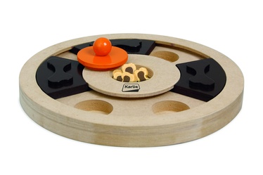 Игрушка для собаки Karlie Flamingo Brain Train, Ø 25 см, коричневый